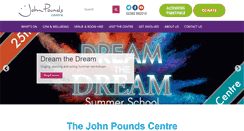 Desktop Screenshot of johnpoundscentre.co.uk